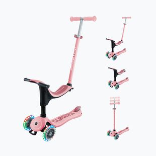 Trotinetă cu 3 roți pentru copii Globber Go.Up Sporty Lights pastel pink