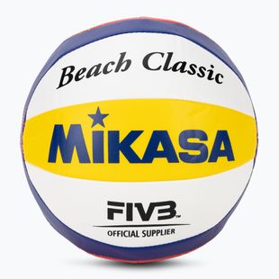 Minge de volei Mikasa BV1.550C white/blue/yellow/orange mărimea 1,5