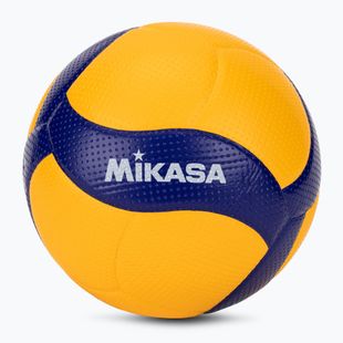 Minge de volei Mikasa V400W yellow/blue mărimea 4