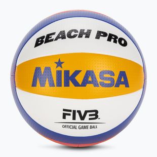 Minge de volei de plajă Mikasa BV550C white/blue/yellow mărime 5