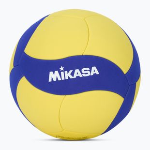 Minge de volei Mikasa VS123W yellow/blue mărimea 5