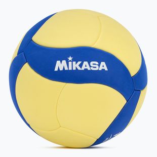 Minge de volei Mikasa VS123W yellow/blue mărimea 5
