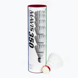Fluturași de badminton YONEX Mavis 350 W 6 pack white