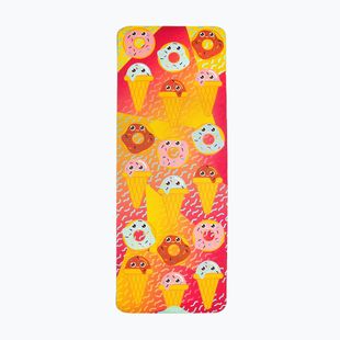 Covoraș de yoga pentru copii Myga Sweet Tooth yellow