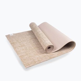 Covoraș de yoga Myga Jute 5 mm beige