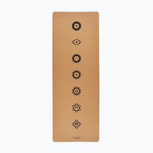 Covoraș de yoga Myga Chakra XL 6 mm brown
