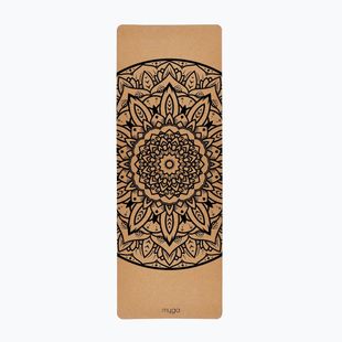 Covoraș de yoga Myga Mandala XL 6 mm brown