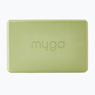 Cub pentru yoga Myga Foam Block green