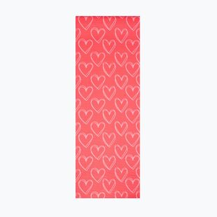 Covoraș de yoga Myga Heart Limited Edition red