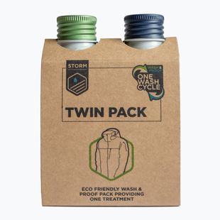 Detergenți lichizi pentru rufe STORM Apparel Wash Twin Pack 75 ml