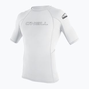 O'Neill Basic Skins Rash Guard tricou de înot pentru copii alb