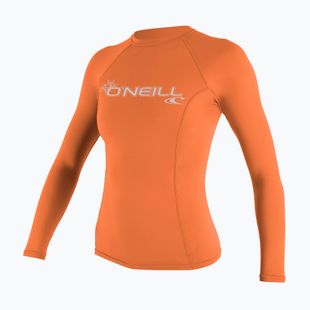 Longsleeve de înot pentru femei O'Neill Basic Skins LS Rash Guard light grapefruit