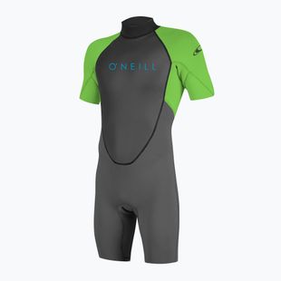 Spumă de înot pentru copii O'Neill Reactor-2 2mm gri-verde pentru copii 5045