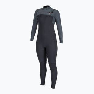 Costum de înot pentru femei O'Neill Blueprint 5/4+ Chest Zip Full black/shade