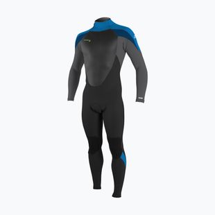 Spumă de înot pentru copii O'Neill Epic 3/2 Back Zip Full black/graphite/bali blue/deep sea