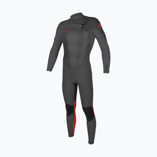 Costum de înot pentru copii O'Neill Youth Epic 5/4 Chest Zip Full graphite/smoke/red