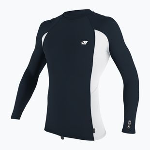 Bărbați O'Neill Premium Skins Rash Guard slate/white/slate înot longleeve