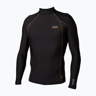 Longsleeve de înot pentru bărbați O'Neill Trvlr Graphic Skins Rash Guard black/black/black:multi(rasta)