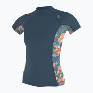 Tricou de înot pentru femei O'Neill Side Print Rash Guard copen blue/painted tropics