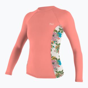 Longsleeve de înot pentru femei O'Neill Side Print Rash Guard desert flower/cara floral