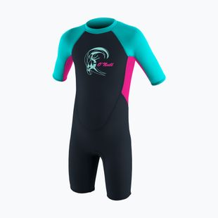 Costum de înot pentru copii O'Neill Toddler Reactor-2 2 mm Back Zip slate/berry/lighta aqua