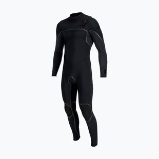 Costum de înot pentru bărbați O'Neill Hyperfreak Fire 4/3+ Chest Zip Full black/black