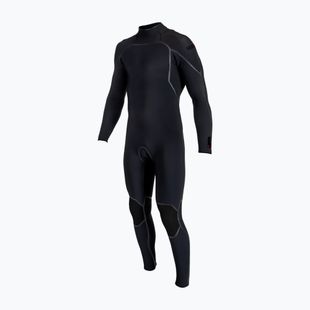 Costum de înot pentru bărbați O'Neill Hyperfreak Fire 4/3+ Back Zip Full  black/black