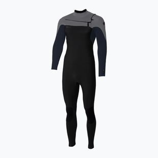 Costum de înot pentru bărbați O'Neill Epic 5/4 Chest Zip Full black/slate/smoke