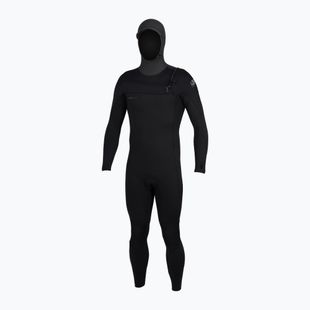 Costum de înot pentru bărbați O'Neill Epic 6/4 Chest Zip with Hood black/black/black