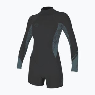 Costum de înot pentru femei O'Neill Bahia 2/1 mm Back Zip Spring tempered steel/shaded island sky