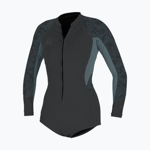 Costum de înot pentru femei O'Neill Bahia 2/1 mm Front Zip Short Spring tempered steel/shade