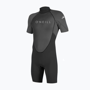 Costum de înot pentru bărbați O'Neill Reactor-2 2mm Back Zip SS Spring HJ5 black/graphite