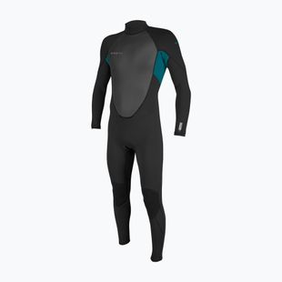 Costum de înot pentru bărbați O'Neill Reactor-2 3/2 Back Zip Full HJ5 black/tide pool