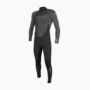 Costum de înot pentru bărbați O'Neill Reactor-2 3/2 mm Back Zip Full black/graphite