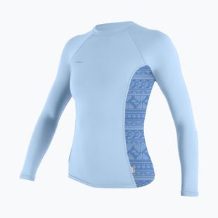 Longsleeve de înot O'Neill Hyperfreak Skins Rash Guard chambray blue/surf abstract