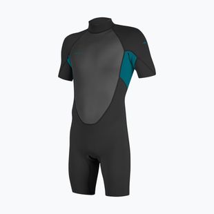 Costum de înot pentru copii O'Neill Youth Reactor-2 2mm Back Zip SS Spring black/tide pool
