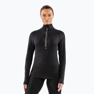 Longsleeve termoactiv pentru femei Surfanic Cozy Zip Neck black