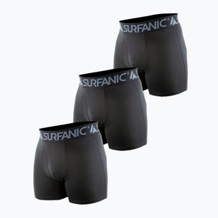 Boxeri termoactivi pentru bărbați Surfanic Carbondri 3 pary black