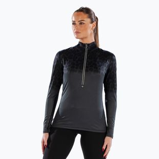 Longsleeve termoactiv pentru femei Surfanic Cozy CarbonDri Limited Edition Zip Neck black