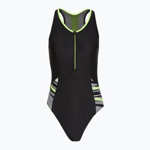 Costum de baie dintr-un element pentru femei Speedo Reflect Wave black/green