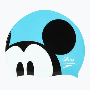 Cască de înot pentru copii Speedo Slogan Print blue/black