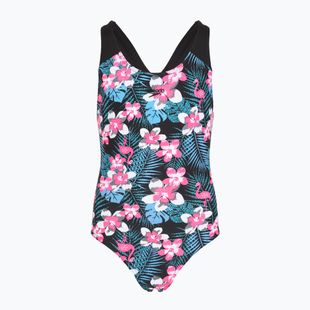 Costum de baie dintr-un element pentru copii Speedo Allover Splashback blue/pink