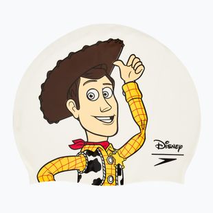 Cască de înot pentru copii Speedo Slogan Print Woody white/yellow