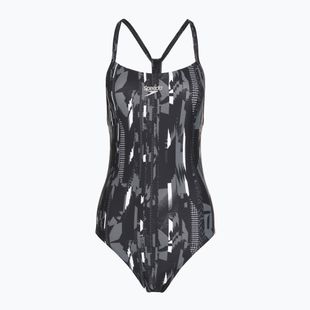 Costum de baie pentru femei dintr-un element Speedo Allover Rippleback black
