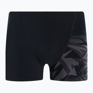 Boxeri de înot pentru bărbați Speedo HyperBoom V-Cut Aquashort black/siren red
