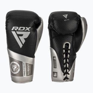 Mănuși de box RDX K1 Mark Pro Fight Boxing silver