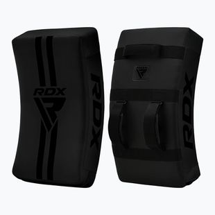 Scut de antrenament RDX Armpad Gel Kick Shield Full Black/Black Heavy