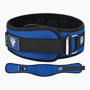 Centură pentru ridicarea greutăților RDX Rx4 Weightlifting Belt blue