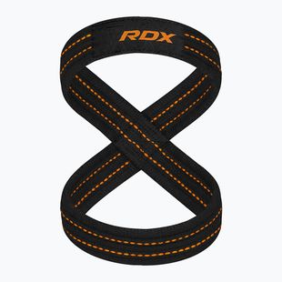 Benzi pentru ridicarea greutăților RDX Weight Lifting 8 Figure Strap orange