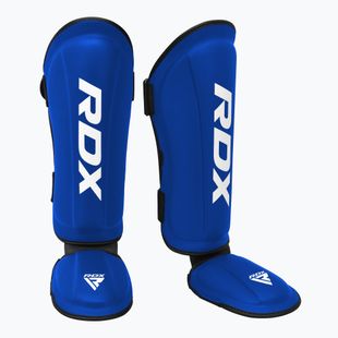 Apărători pentru tibie RDX T1 Shin Instep Guards blue/white